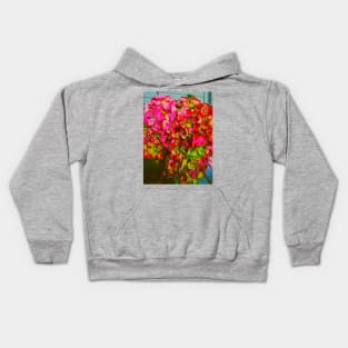 Pink Hydrangea Plant Lovers Gift Kids Hoodie